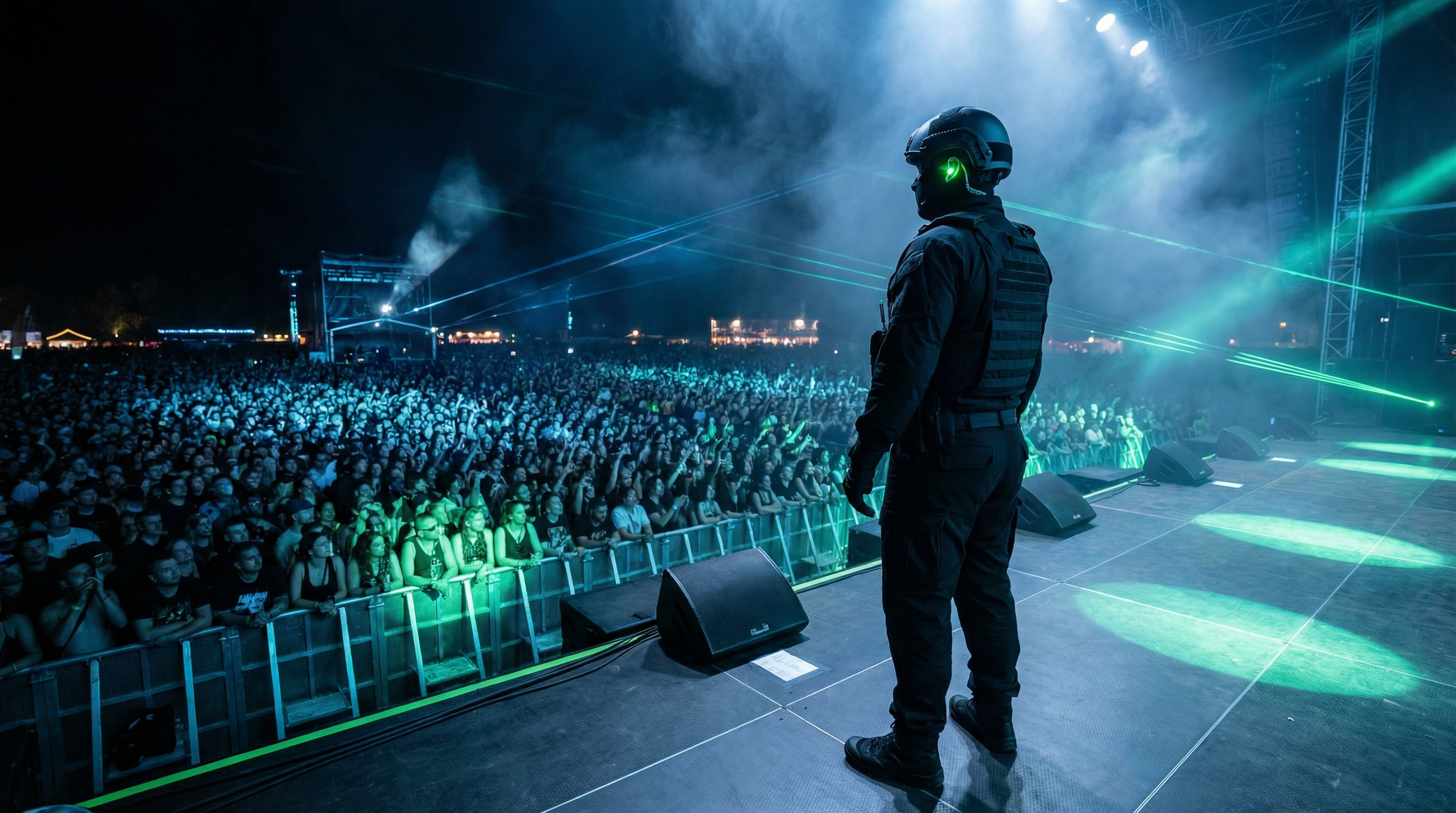Security Guard at Concert